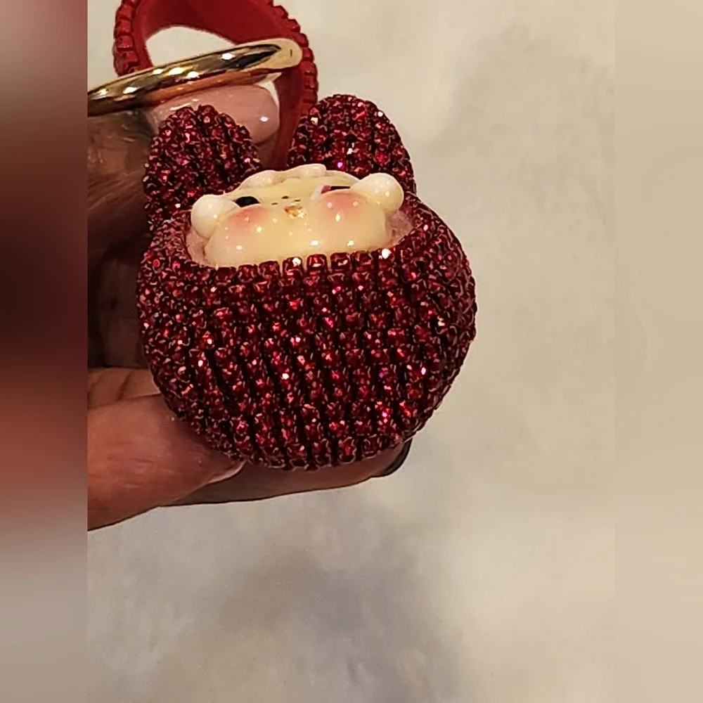 Crybaby Cute Red Bling Keychain Bag Charm